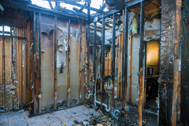Professional Emergency Fire Cleanup technician working in Mount Gilead, NC